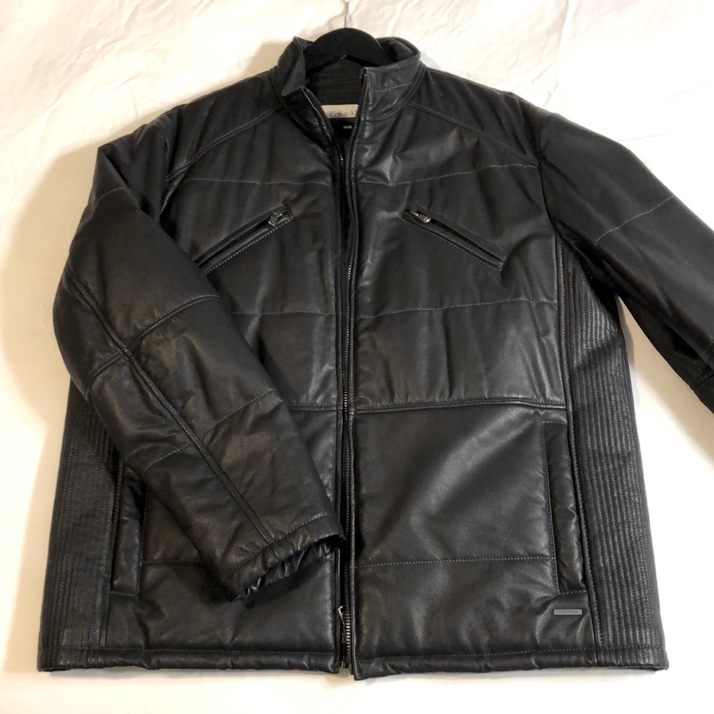 Calvin Klein Leather Jacket - Picture 15 of 15